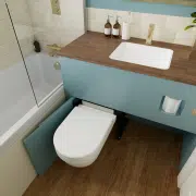 foldaway toilet